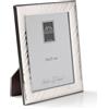 ARTÉ 20x25 Cornice per Foto, Made in Italy, Elegante placcata in Argento, Silver Plated antiossidante, Bellissima Cornice in Silver Plated con Retro in Legno Mogano 123Z/20x25