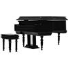 VALICLUD 1pezzi Scatola Musicale Carillon Decorativo da Tavolo Ornamento Carillon Creativo Forma di Pianoforte Portatile Regalo per Festa e Compleanno