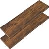 Casaria 2x Mensola da Parete Sospesa Bianca Staffa 50-110 cm Capacità 15 kg Cucina Ufficio Bagno Scaffale Ripiano 90 cm