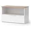 Vicco Credenza Wido, Bianco/Sonoma, 80 x 50 cm