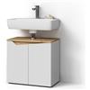 Livinity Mobile sotto lavabo Timavo, Bianco, 60 x 57.5 cm