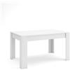 Skraut Home | Tavolo da Pranzo | Cucina, Sala da pranzo | 140x90x76 cm | Per 6 persone | Tavolo Cucina | Stile moderno | Bianco