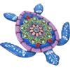 NIYANGLE Decorazione da Parete a Forma di Tartaruga in Ferro, Ornamento Murale in Metallo per Esterni e Interni, Decorazione per Giardino, Soggiorno e Bagno, Arte Murale Resistente e