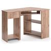 Vicco Scrivania angolare Odin, Sonoma, 83 x 76 cm Set con armadio PC, con ripiano estraibile per tastiera e vano aperto per dispositivi