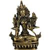 phoenix Statuetta Tara Bianca Ottone 13 cm