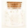 Doni Bomboniere Comunione 48PZ Barattolino in Vetro Decorato con Confettata Segnaposto Porta Confetti Spezie Simboli Calice E Ostia Tappo Sughero Idee Regalo Complete Originali Economiche