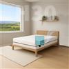 Comfy Line - Materasso rigido Singolo 100x200 in Water Foam h 30 cm. A 7 Zone Differenziate Ortopedico. Rivestimento Cotone Fresco e Traspirante. Made in Italy 100%