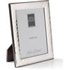 ARTÉ 15x20 Cornice per Foto, Made in Italy, Elegante placcata in Argento, Silver Plated antiossidante, Bellissima Cornice in Silver Plated con Retro in Legno Mogano 123Z/15x20