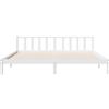 HEFZGDB Letto Extra Lungo senza Materasso Bianco 180x220 cm in Pino Letto King Size Giroletto Matrimoniale Struttura Letto Matrimoniale Letti Matrimoniale per Camera Degli Ospiti Albergo Camera Da Letto