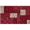 BIANCHERIAWEB Tappeto Velour Antiscivolo da Camera E Salotto Disegno Saturno Rosso By Suardi 140x200 cm Rosso