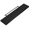 Casaria Mensola da Parete Legno 110cm Supporto 50-110cm Pensile 15kg Cucina Libreria Nero