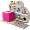 Milula Studios Scaffale Tonie cloud per +20 figure Tonie - Scaffale Toniebox per figure Toniebox e audio - Scaffale Tonie - Contenitore Tonie - Scaffale figure Tonie - Scaffale Tonie per la cameretta dei bambini