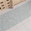 PETTI Artigiani Italiani - Tappeto Cucina Natalizio Snow, Passatoia Cucina Antiscivolo e Lavabile, Tappeto Runner per Natale 52x140 cm, Made in Italy