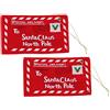 MAGICLULU 4 Pz Busta della Lettera di Babbo Natale Addobbi per L'Albero di Natale Busta Appesa Busta di Babbo Natale in Feltro Sacchetto Regalo Regalo di Natale 10 Buste Caramella Accessori