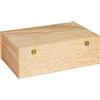 Cassette in legno Cassetta in Compensato| 6+6 Bottiglie 750 ml |Misura Interna 51,6X33,9X17,5 |Custodia/Contenitore Vino/Birra| per Compleanni Matrimoni Eventi Art. STO66