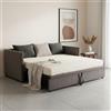 RXMORI Divano letto 90/180 x 200 cm, letto da giorno estraibile, divano letto matrimoniale con rete a doghe, letto estraibile matrimoniale, Nessun materasso