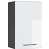 Vicco Pensile da cucina Fame-Line, Bianco lucido, 45 cm, per la combinazione con altri moduli della serie Fame-Line