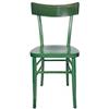 Sedam Srl Sedia Milano, Storica e Vintage, in Legno Massello, Vari Colori Disponibili, Ristorante Casa Cucina Sala Interno,0RDINE MINIMO 2 SEDIE, 100% Made In Italy (Verde, Anilina)