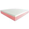 Baldiflex Materasso Matrimoniale in Memory 160 x 190 cm Symphony 18 + 6 Memory Alto 25 cm - Rivestimento Bordato Aloe Vera