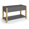 VitaliSpa Scaffale per bambini Malia, Grigio, 80 x 46 cm, autoportante per riporre giocattoli e libri