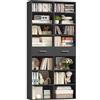 HOCSOK Libreria, Scaffale Libreria Alta a 8 Ripiani, 30 x 80 x 185,5 cm