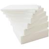 Yuly Gommapiuma per Imbottitura, Spessore 3/5/8/10/12/15/20CM, Misura Personalizzabile, Pannello in Poliuretano Espanso per Divani, Panche, Cuscini, Pallet, Tagliabile (Bianco,Spessore-15cm-40x40cm)