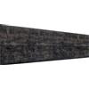 DHOME Testiera Imbottita Liscia Esclusiva Serie Luxury Edition da Parete Acustica Fonoassorbente per Letto e Camera da Letto (Luxurious Black, 180cm, 4cm Spessore)