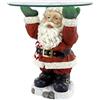 Sujurio Vassoio per Snack Natalizio con Babbo Natale Divertenti Decorazioni per Feste di Natale Durevole Facile da Usare 21 X 15 cm