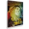 Giallobus - Quadro - 03 - Tribute Bob Marley - Tela Canvas Telaio Standard - 35x50 - Pronto da Appendere - Quadri Moderni per la casa