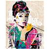 ZQMHCY Diamond Painting Kit 5D Audrey Hepburn Quadri con Perline Adulti Diamond Painting Kit 5D Full Bambini Diamond Painting Grandi Dimensioni Decorazione da Parete 30x40cm
