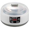 GYLFZDQ Yogurtiera 36 Ore con Controllo della Temperatura e Timer, yogurtiera da 1,2 l con Display a LED, yogurtiera Multifunzionale in Acciaio Inox per Uso Domestico (yogurtiera + 5 Tazze) White,12L