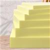 Yuly Gommapiuma per Imbottitura Misure Personalizzabili, Schiuma in Poliuretano 35 kg/m3, Comodo e Durevole, Gomma Piuma per Divani Sedie Poltrone Pallet Letto, Tagliabile (Giallo,Spessore-8cm-50x50cm)