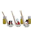 DLM Bomboniere DLM-A745 Bomboniere utili 6 Profumatori con 6 scatole Regalo e 6 Profumi Diffusori Laurea su Base Cristallo Pergamena Mappamondo Portafortuna Cappello Laurea per Laureato laureata