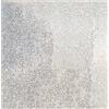 Russo Tessuti Tessuto Licra Elasticizzato Lycra Mini Paillettes Shiny Specchio Ballo Danza -Bianco/Argento