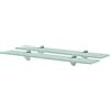 vidaXL Mensole Galleggianti 2 pz in Vetro 60x20 cm 8 mm