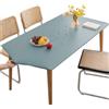 Mateju Tovaglia Rettangolare, Tovaglia con Bordo Elastico Tovaglie Protezione Tavolo, Copri Tavolo per Occasioni Natale da Tavola Giardino Esterno PVC Impermeabile (80x120cm,Azzurro)