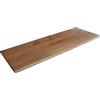 MODULARREDO | MERCURIO Mensola da Muro, Mensola Legno, Scaffali Legno, Mensola da Parete, 76x24x2.4 cm, Noce - Made in Italy