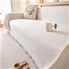 HLTQL Coperta per Divano Angolare 5 Posti、Telo Arredo Divano Estiva、Telo Copridivano Cotone Leggero、Telo per Divano Angolare、Gran Foulard per Divano con Penisola(#1,180x260cm)