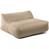 Avalon Pouf poltrona doppia XL Gaia Dim: 125x120 cm in tessuto poliestere - sfoderabile - imbottita - per interno ed esterno Colore Corda