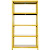 Bonussi Scaffale in Metallo 5 Ripiani 100x40x187 cm Ettore Giallo