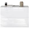 Web Convenienza Scarpiera Moderna Salvaspazio SOUL, 100% Made in Italy - 2 Ante 4 Ripiani - Fino 20 Paia Scarpe - Doppio Utilizzo Terra/Sospesa a Muro - Per Ingresso, Bianco Lucido (2 Ante 104x77x29)