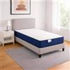 Baldiflex Materasso Memory 18 cm, Singolo 80x190 cm, RelaxOne 18, Ortopedico e Ergonomico, Anallergico e Antibatterico, 100% Made in Italy