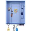 TOWEBOORY Friends Monica's Door Wall Key Holder, Portachiavi da Parete Purple Door Open Shadow Box Friends Key Holder con 6 Ganci in Metallo, per Il Regalo da Parete per Gli Amanti Delle Serie TV (Blu)
