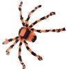 Healeved Decorazione Ragno Peloso Gigante 90cm, Oggetto di Scena Ragno della Casa Stregata, Ragni Finti Horror Zampe Regolabili per Halloween, Decorazioni per Casa, Cortile e Negozio