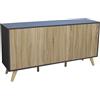 milani home ALA - madia moderna con tre ante