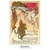 1art1 Alphonse Mucha Poster Salon des Cent, Paris 1896 Stampa 91x61 cm