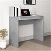 THOYTOUI Scrivania per computer,Robusta scrivania per ufficio,Scrivania per camera da letto,Soggiorno e studio,Scrivania Grigio Cemento 90x40x72 cm in Truciolato