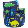 Ready Steady Bed Poltrona per Bambini, Pouf Comodo e Sicuro, Sedia Ergonomica per Sala Giochi (Dinosauri)