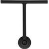 Inbagno Tergivetro Doccia Nero in plastica, Gomma AntiGraffio e Manico ergonomico con Ventosa, Spring