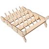 GETAJGHSD Porta Rocchetti Filo da Cucito in Legno Espositore per Bobine, per Hobby Creativi e Cucito a Mano